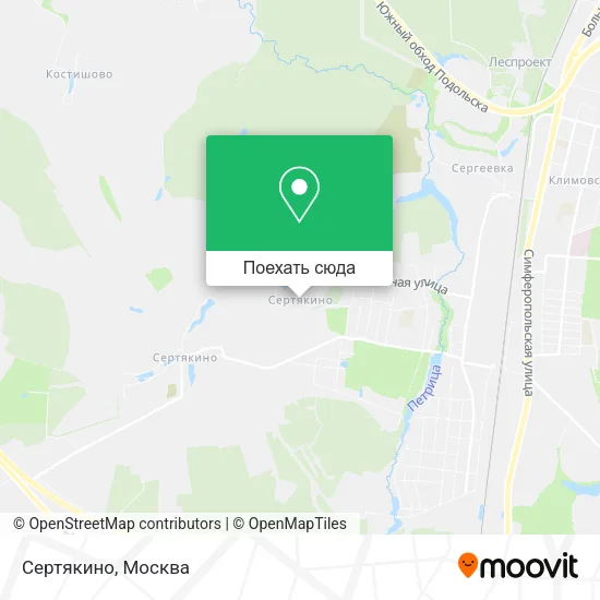 Карта Сертякино