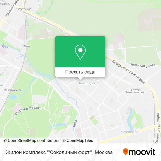 Карта Жилой комплекс ""Соколиный форт""