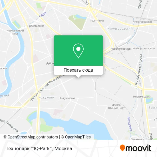 Карта Технопарк ""IQ-Park""