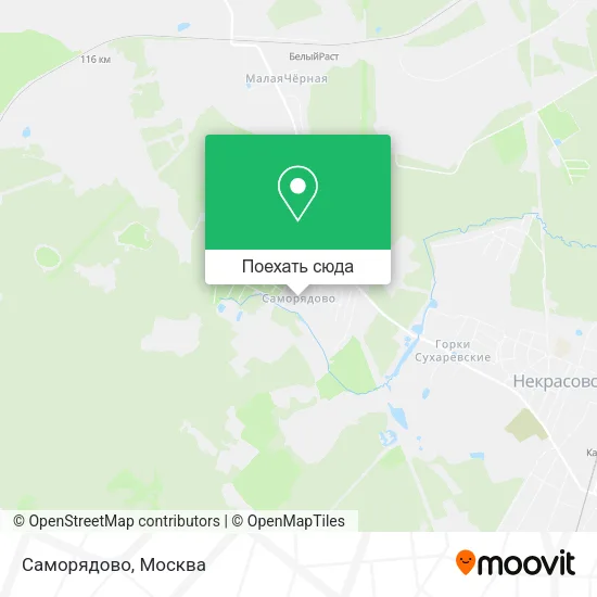 Карта Саморядово