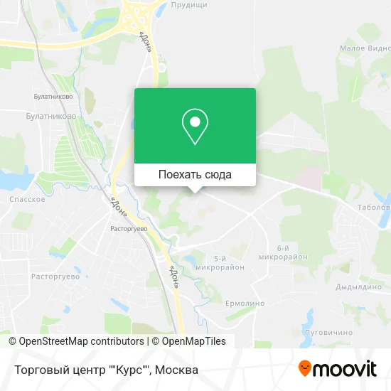 Карта Торговый центр ""Курс""