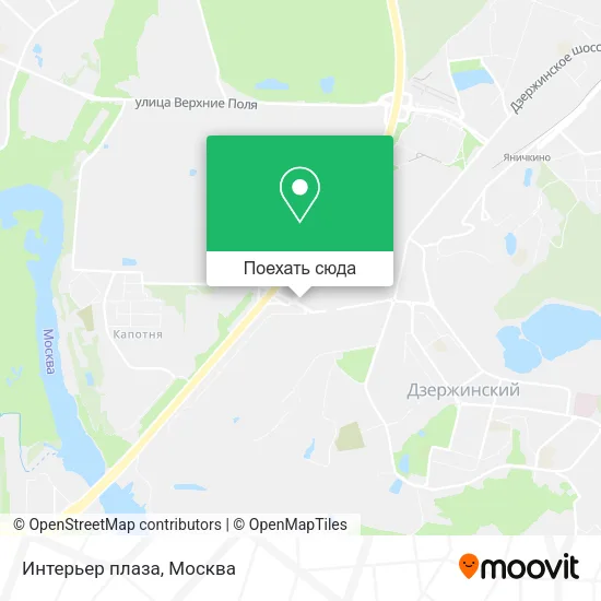 Карта Интерьер плаза