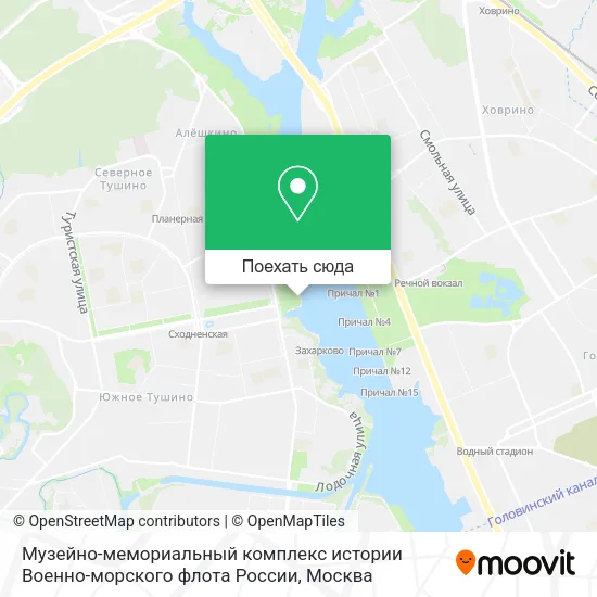 Карта Музейно-мемориальный комплекс истории Военно-морского флота России