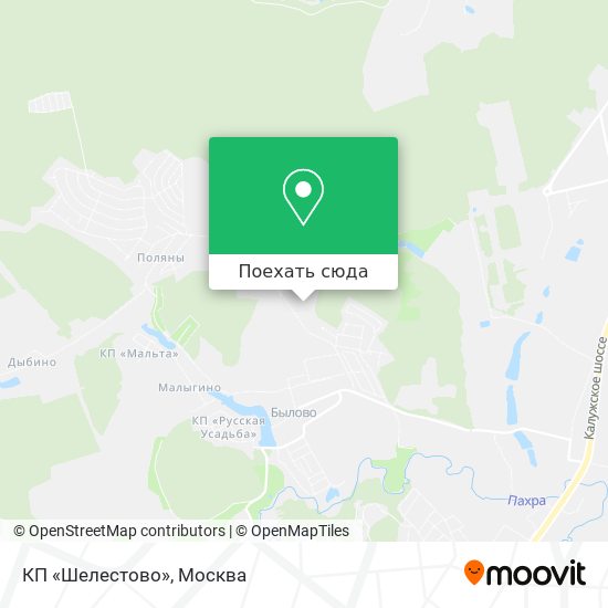 Карта КП «Шелестово»