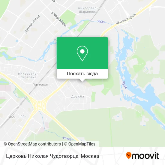 Карта Церковь Николая Чудотворца