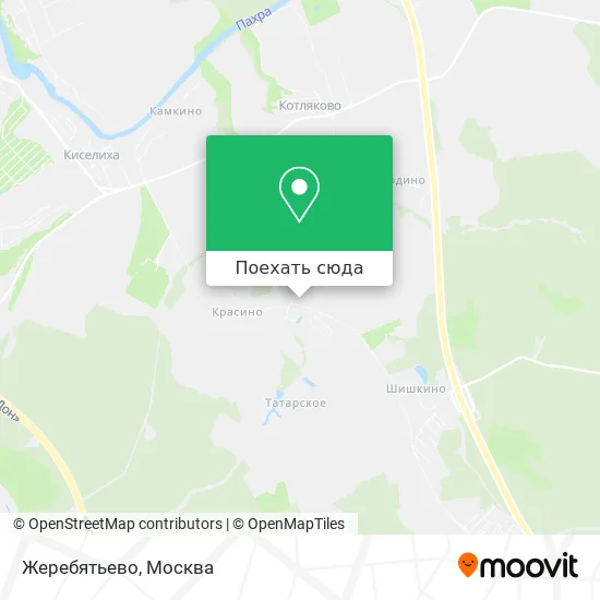 Карта Жеребятьево