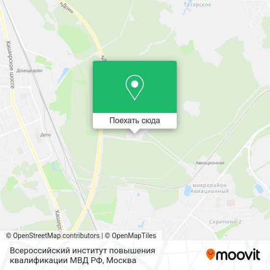 Карта Всероссийский институт повышения квалификации МВД РФ