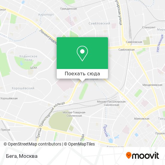 Карта Бега