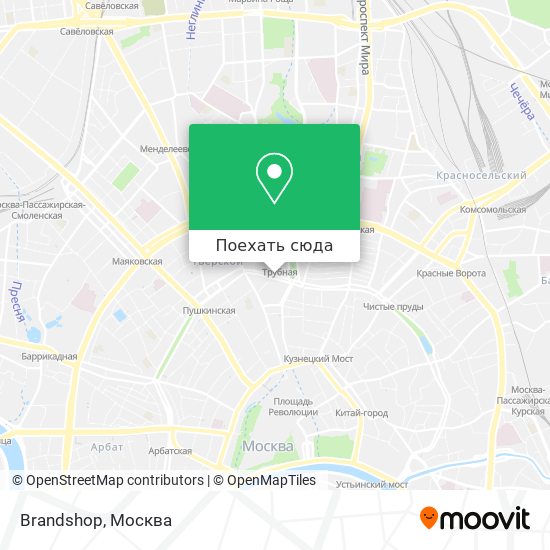 Карта Brandshop