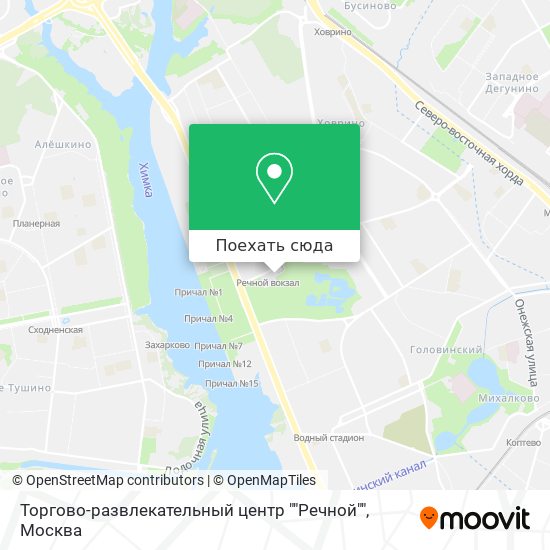 Карта Торгово-развлекательный центр ""Речной""