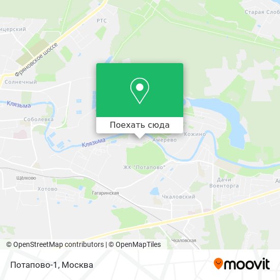 Карта Потапово-1