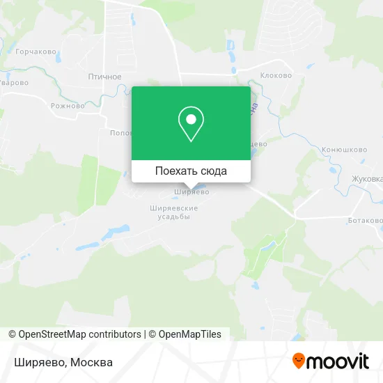 Карта Ширяево