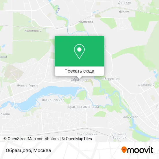 Карта Образцово