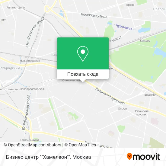 Карта Бизнес-центр ""Хамелеон""