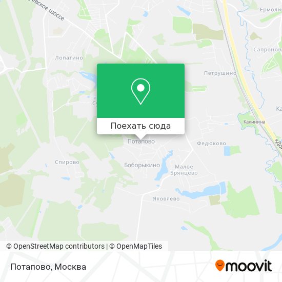 Карта Потапово
