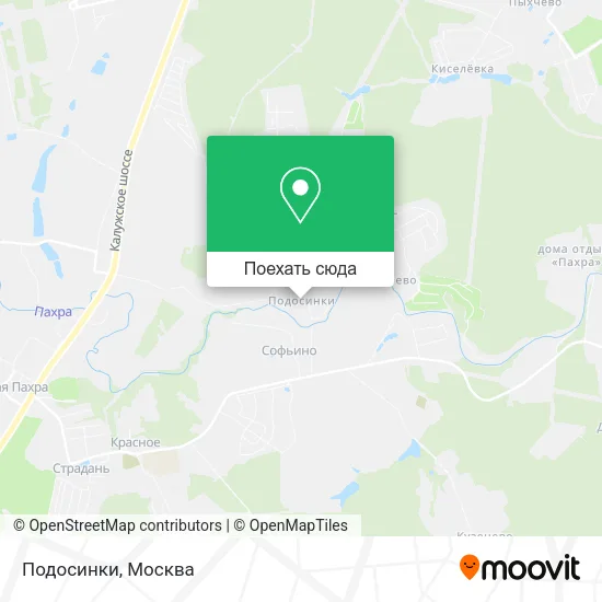 Карта Подосинки