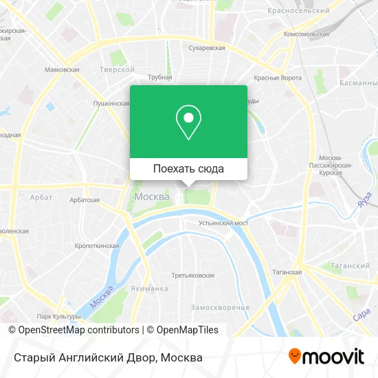Карта Старый Английский Двор