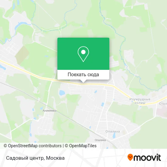 Карта Садовый центр