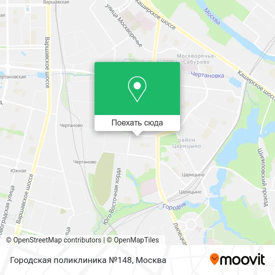 Карта Городская поликлиника №148