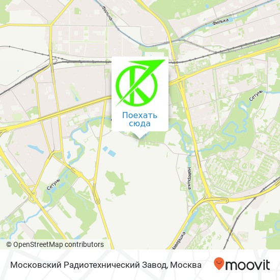 Карта Московский Радиотехнический Завод