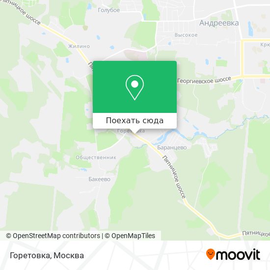 Карта Горетовка