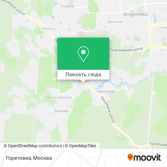 Карта Горетовка