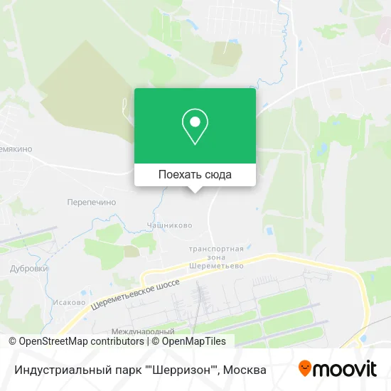 Карта Индустриальный парк ""Шерризон""