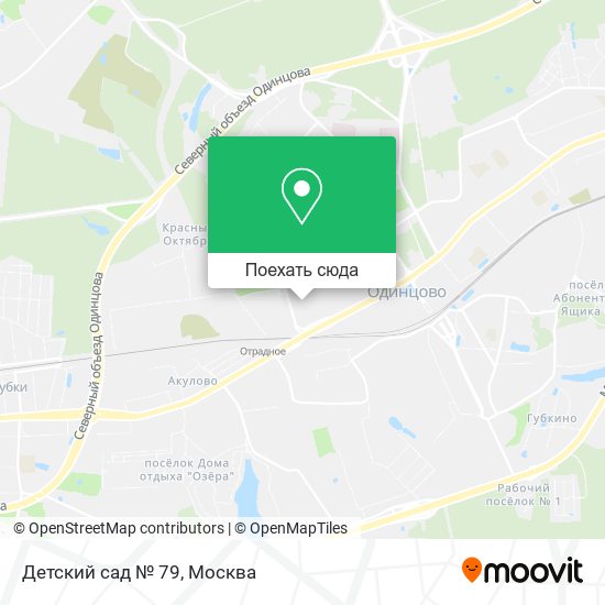 Карта Детский сад № 79