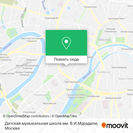 Карта Детская музыкальная школа им. В.И.Мурадели