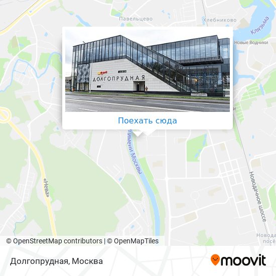 Карта Долгопрудная