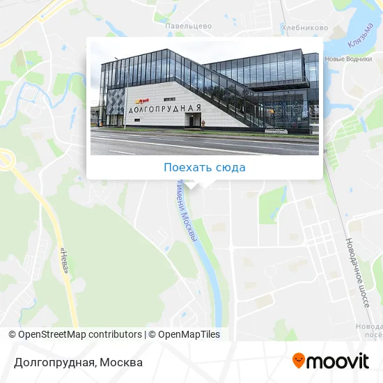 Карта Долгопрудная