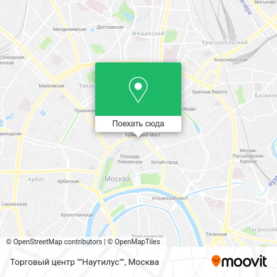 Карта Торговый центр ""Наутилус""