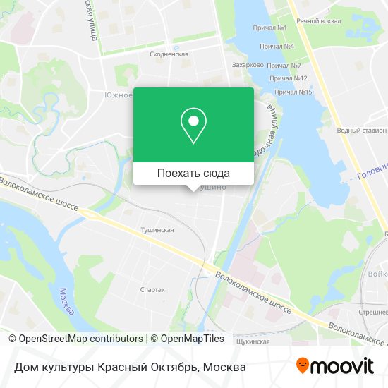 Карта Дом культуры Красный Октябрь