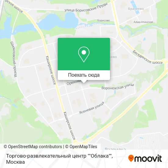 Карта Торгово-развлекательный центр ""Облака""