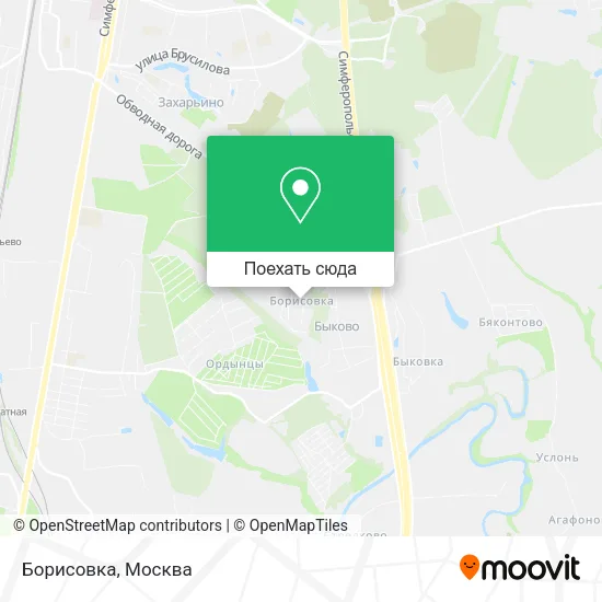Карта Борисовка