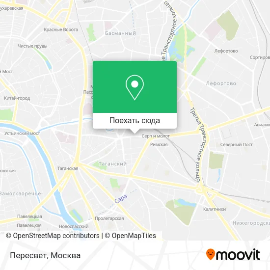 Карта Пересвет
