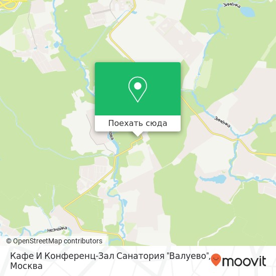 Карта Кафе И Конференц-Зал Санатория "Валуево"
