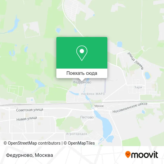 Карта Федурново