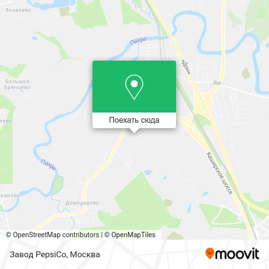 Карта Завод PepsiCo