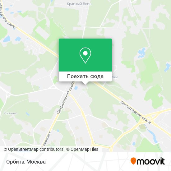 Карта Орбита