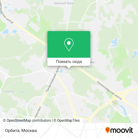 Карта Орбита