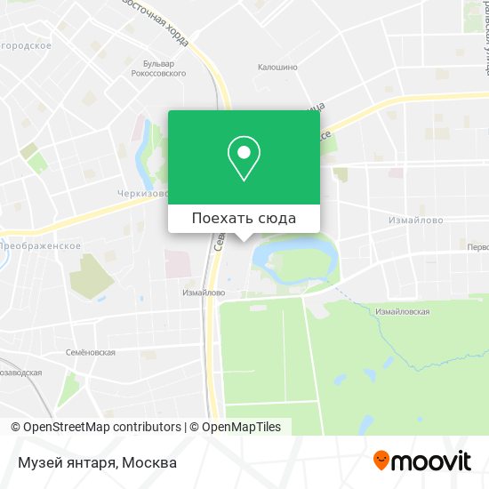 Карта Музей янтаря