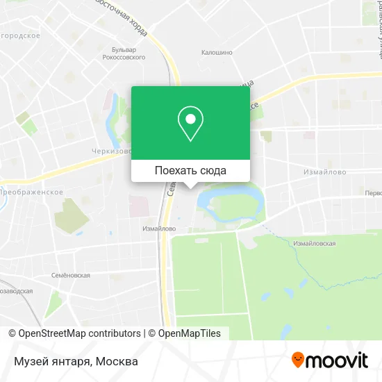 Карта Музей янтаря