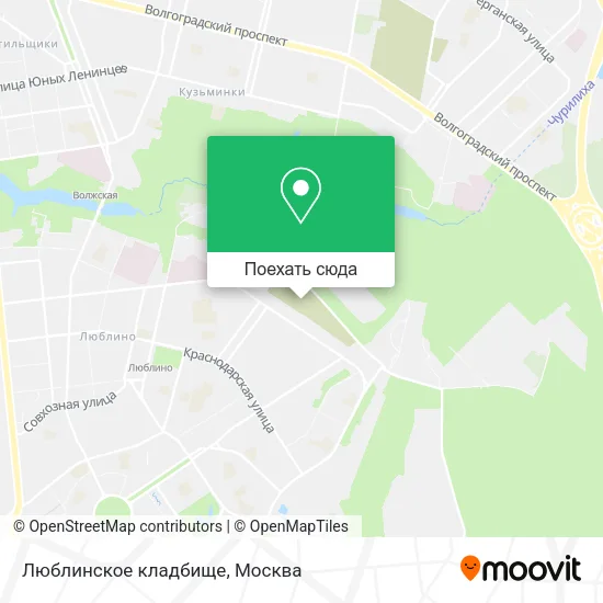 Карта Люблинское кладбище