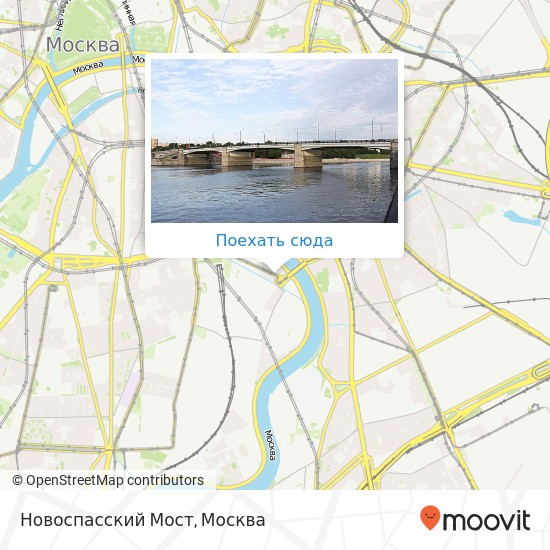 Карта Новоспасский Мост