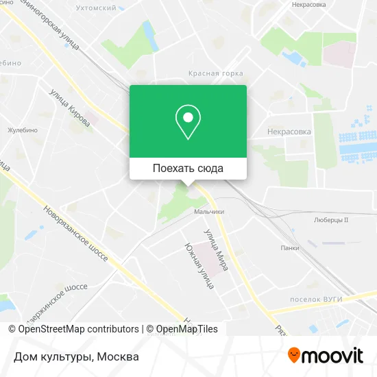 Карта Дом культуры