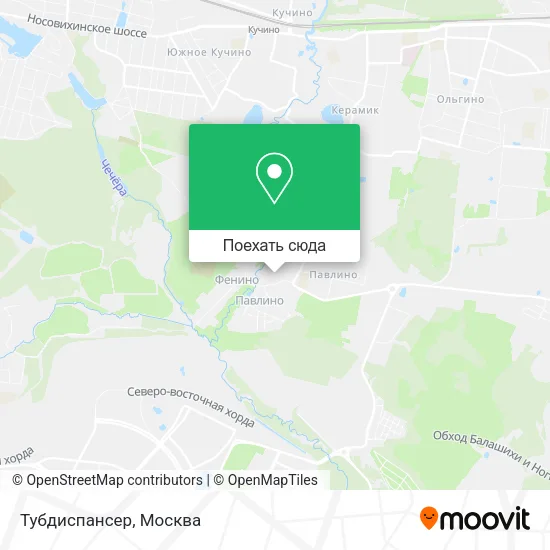 Карта Тубдиспансер