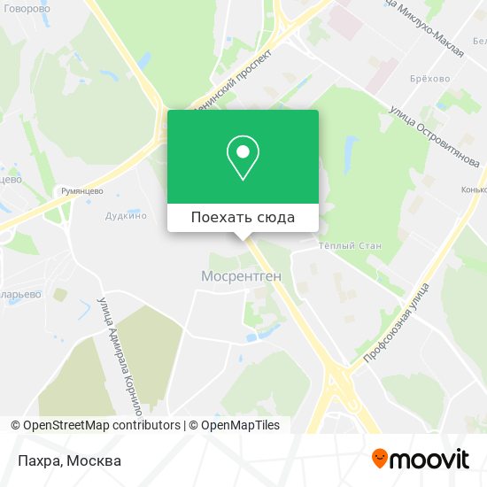 Карта Пахра