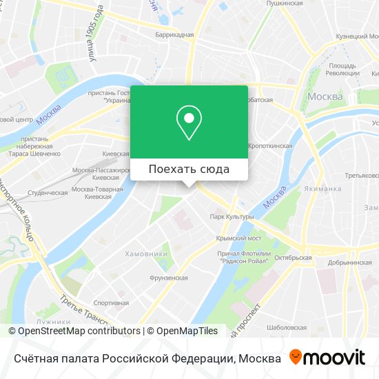 Карта Счётная палата Российской Федерации