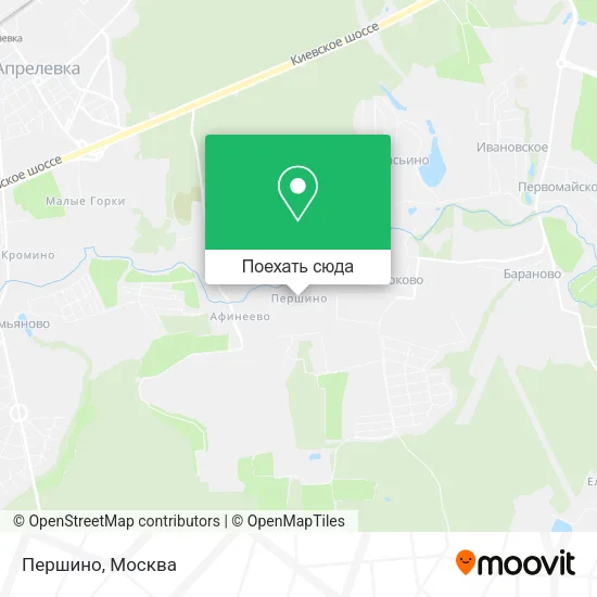 Карта Першино